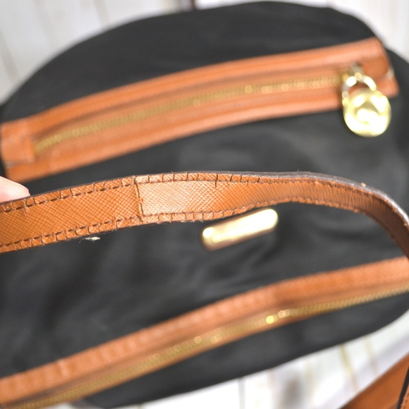 Michael Kors Nylon Convertible Purse Bag Satchel - Picture 5 of 7